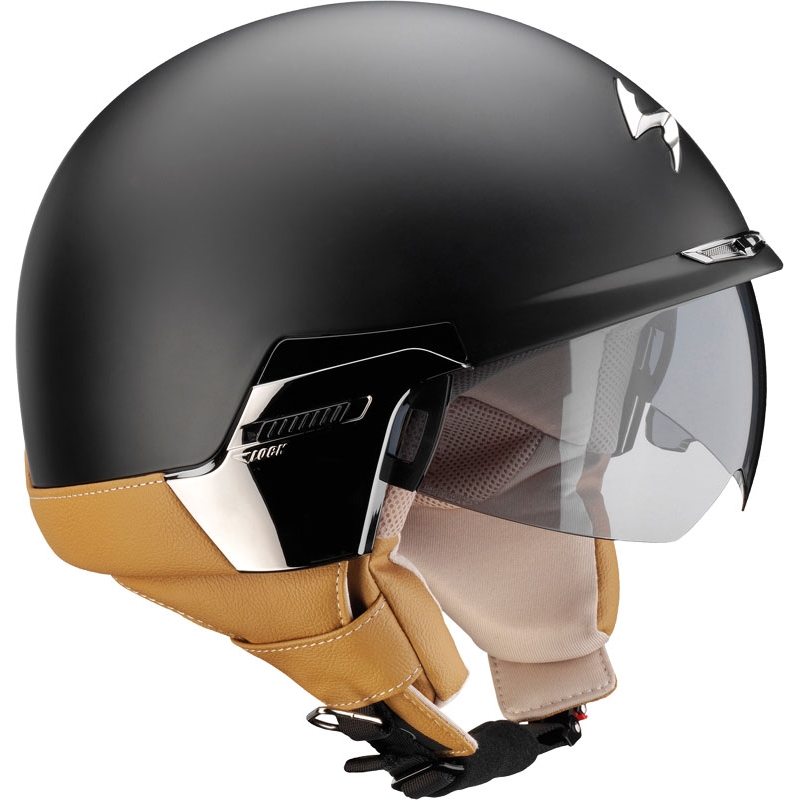 Otwarty kask motocyklowy Scorpion EXO-100 Padova II czarny matowy wyprzedaż