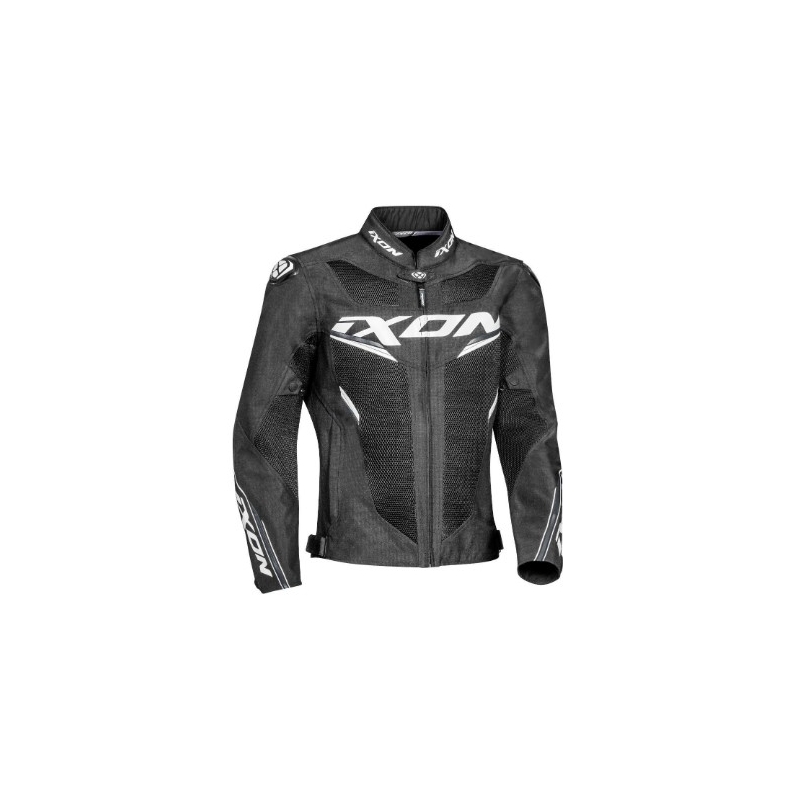 Kurtka motocyklowa IXON Draco czarno-biała wyprzedaż