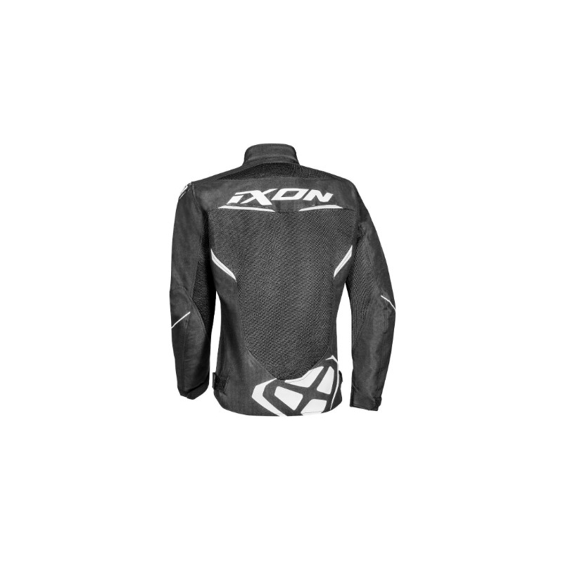 Kurtka motocyklowa IXON Draco czarno-biała wyprzedaż