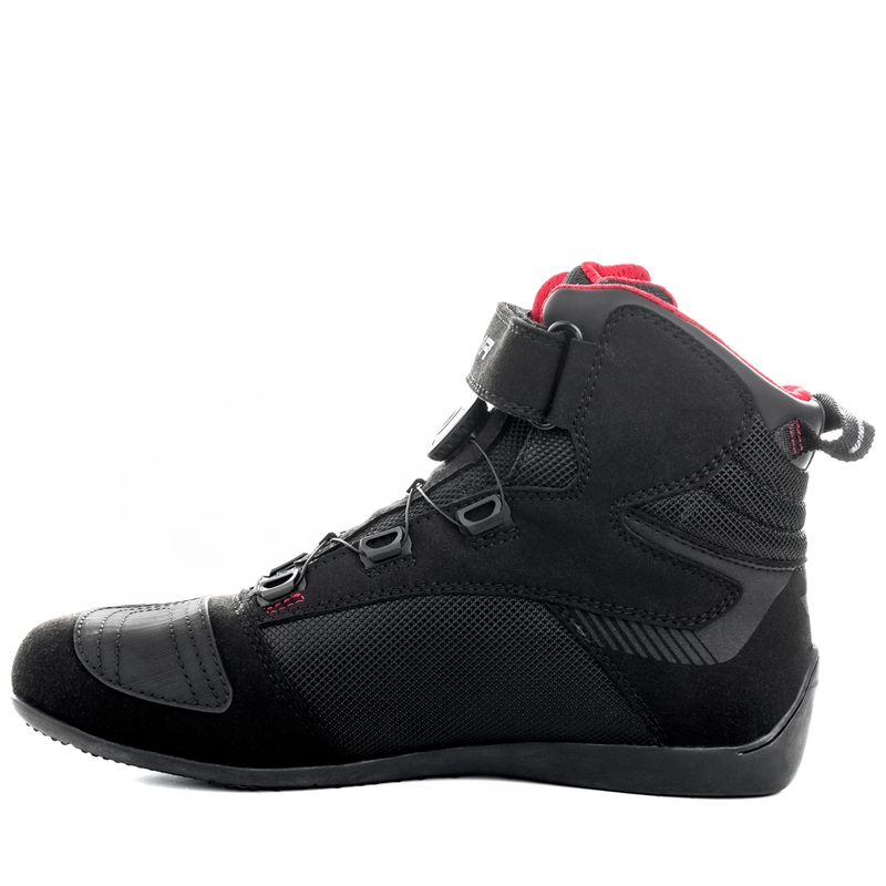 Buty motocyklowe Shima Exo Vented w kolorze czarno-szaro-czerwonym