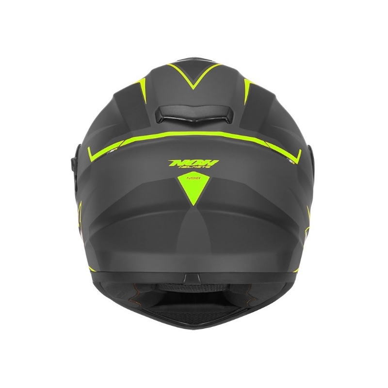 Integralny kask motocyklowy NOX N918 Hack czarno-fluo żółty wyprzedaż