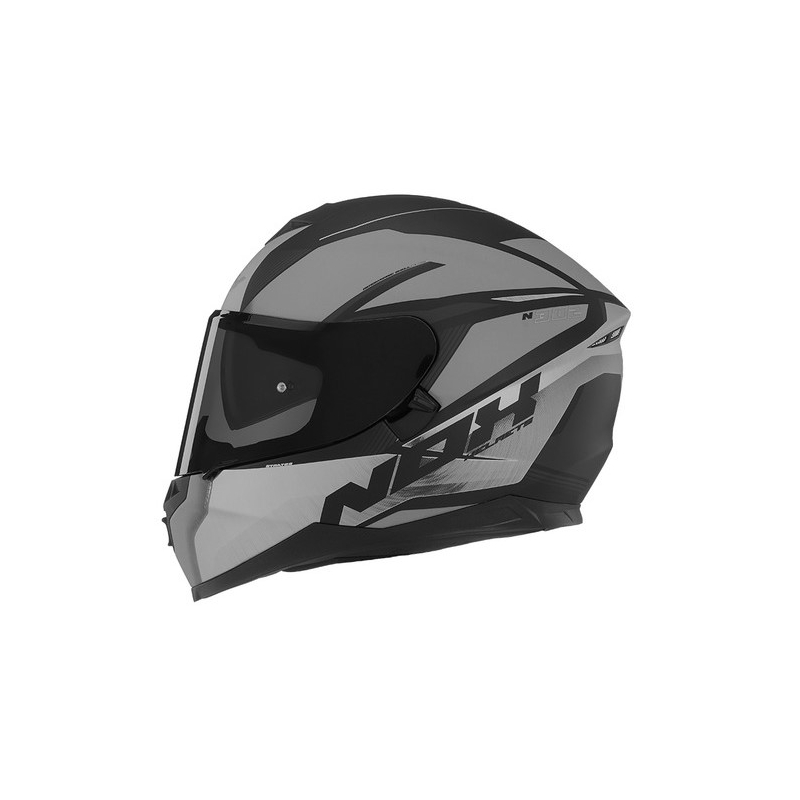 Integralny kask motocyklowy NOX N302 Strabus czarno-srebrny