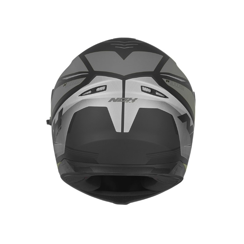 Integralny kask motocyklowy NOX N302 Strabus czarno-srebrny