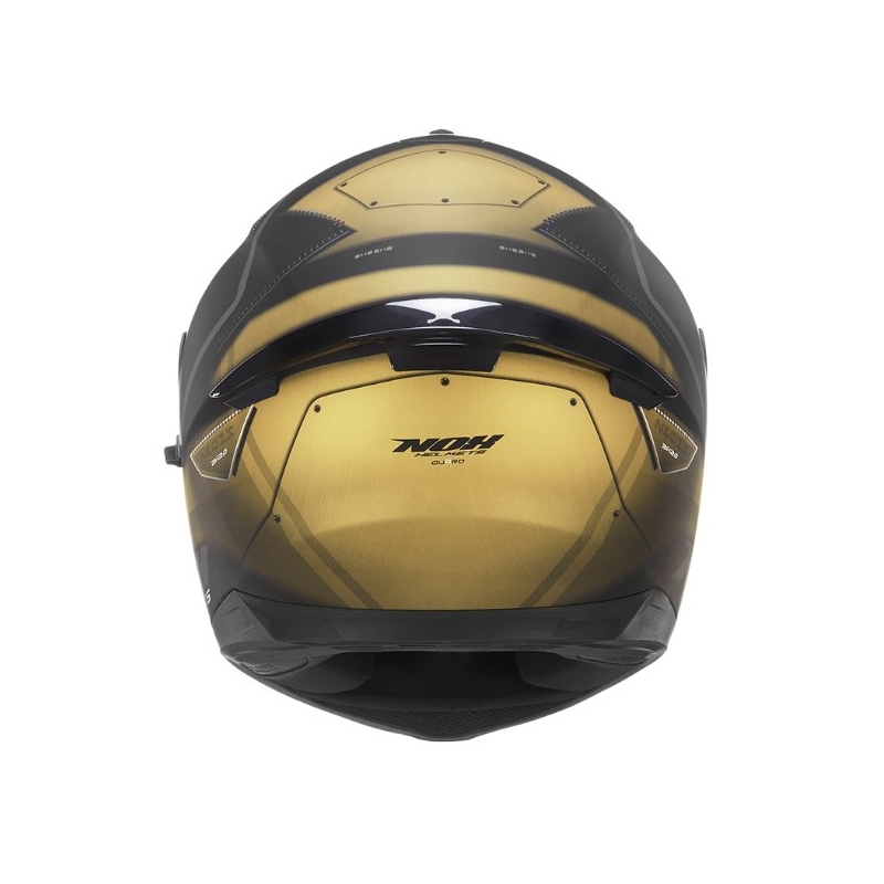 Integralny kask motocyklowy NOX N302S Guard czarno-złoty wyprzedaż