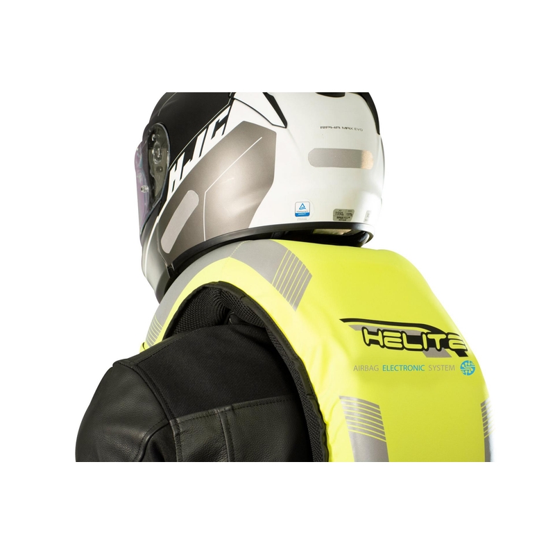 Kamizelka z elektroniczną poduszką powietrzną HELITE e-Turtle fluo yellow