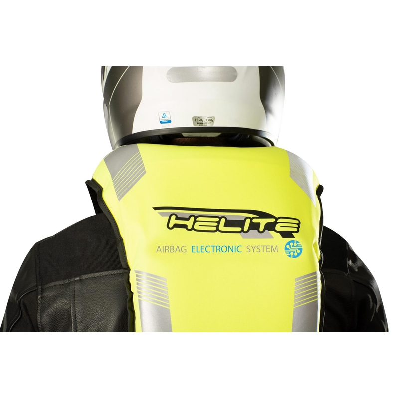 Kamizelka z elektroniczną poduszką powietrzną HELITE e-Turtle fluo yellow