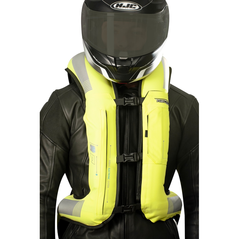 Kamizelka z elektroniczną poduszką powietrzną HELITE e-Turtle fluo yellow