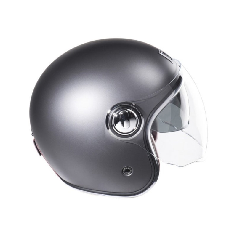 Kask Otwarty NOX PREMIUM Heritage Srebrny Matowy Wyprzedaż