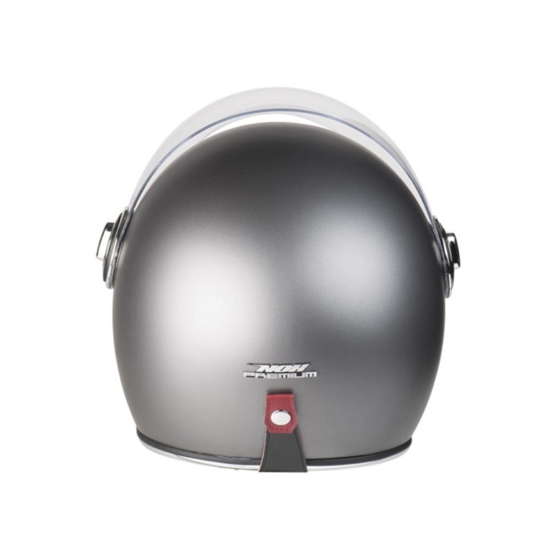 Kask Otwarty NOX PREMIUM Heritage Srebrny Matowy Wyprzedaż