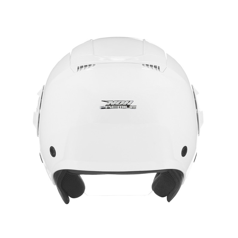 Otwarty kask motocyklowy NOX PREMIUM Booster biały