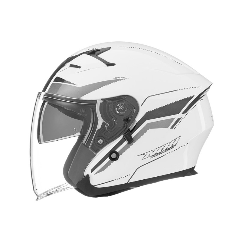 Otwarty kask motocyklowy NOX N127 Late biały