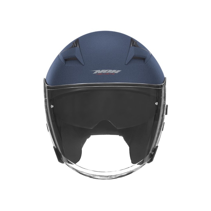 Otwarty kask motocyklowy NOX N127 matowy niebieski