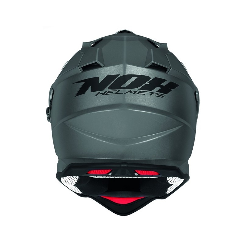 Sprzedam kask enduro NOX N312 srebrny