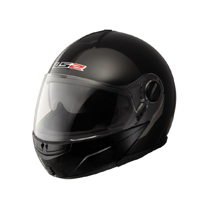 Pochylanie kasku na motocyklu LS2 jazdy Czarnego