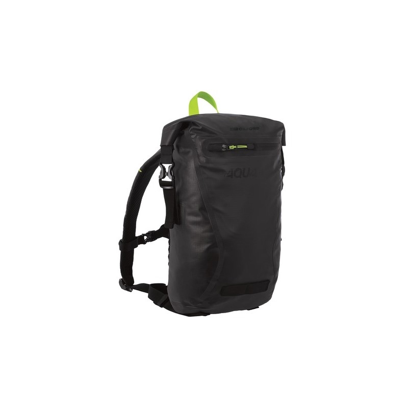 Wodoszczelny plecak Oxford AQUA EVO czarno-fluo żółty 12 l