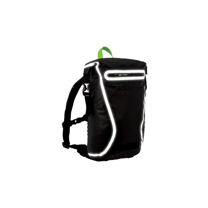 Wodoszczelny plecak Oxford AQUA EVO czarno-fluo żółty 12 l
