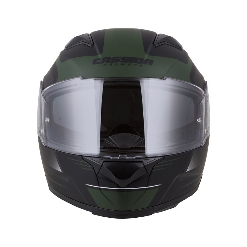 Integralny kask motocyklowy Cassida Apex Fusion czarno-army zielony wyprzedaż