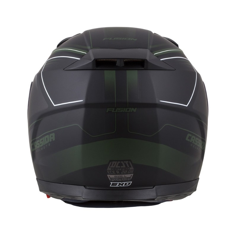 Integralny kask motocyklowy Cassida Apex Fusion czarno-army zielony wyprzedaż