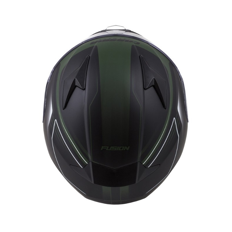 Integralny kask motocyklowy Cassida Apex Fusion czarno-army zielony wyprzedaż