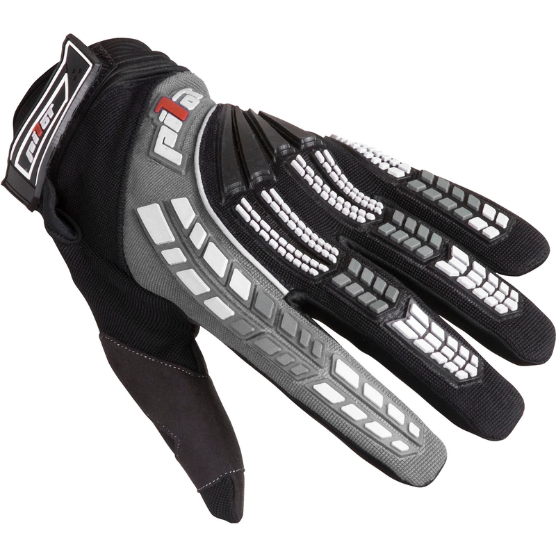 Motocrossowe rękawice Pilot czarno/szare