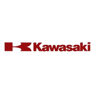Naklejka Kawasaki czerwona
