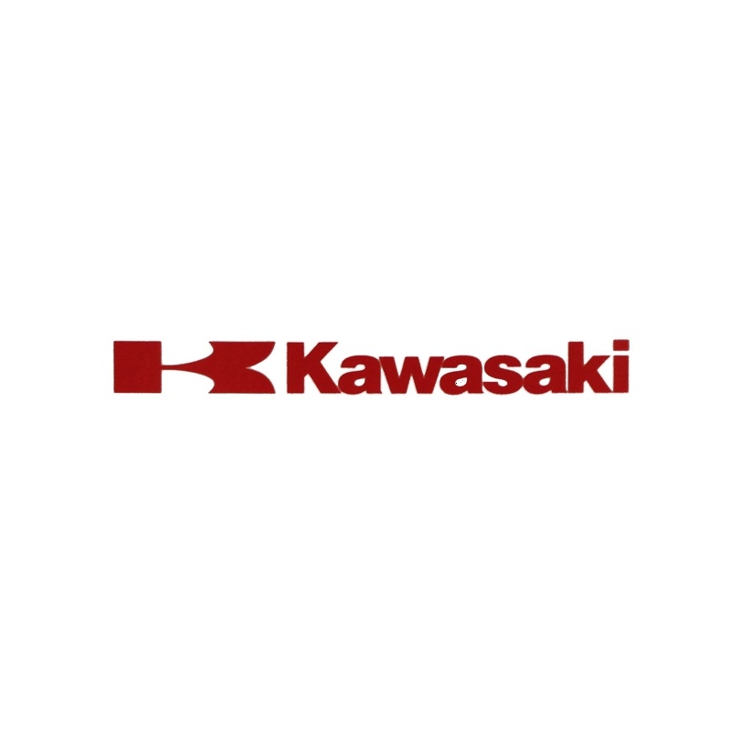 Naklejka Kawasaki czerwona
