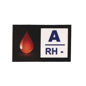 Naklejka z grupą krwi A RH-