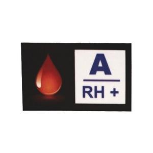 Naklejka z grupą krwi A RH+
