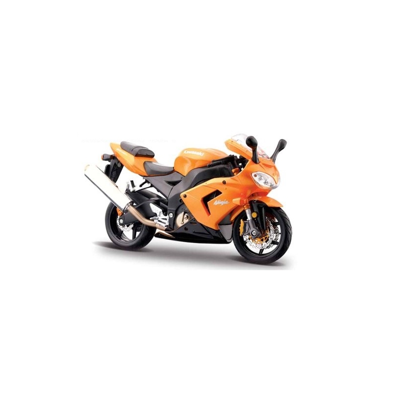 Model motocyklu Maisto Kawasaki ZX-10R pomarańczowy