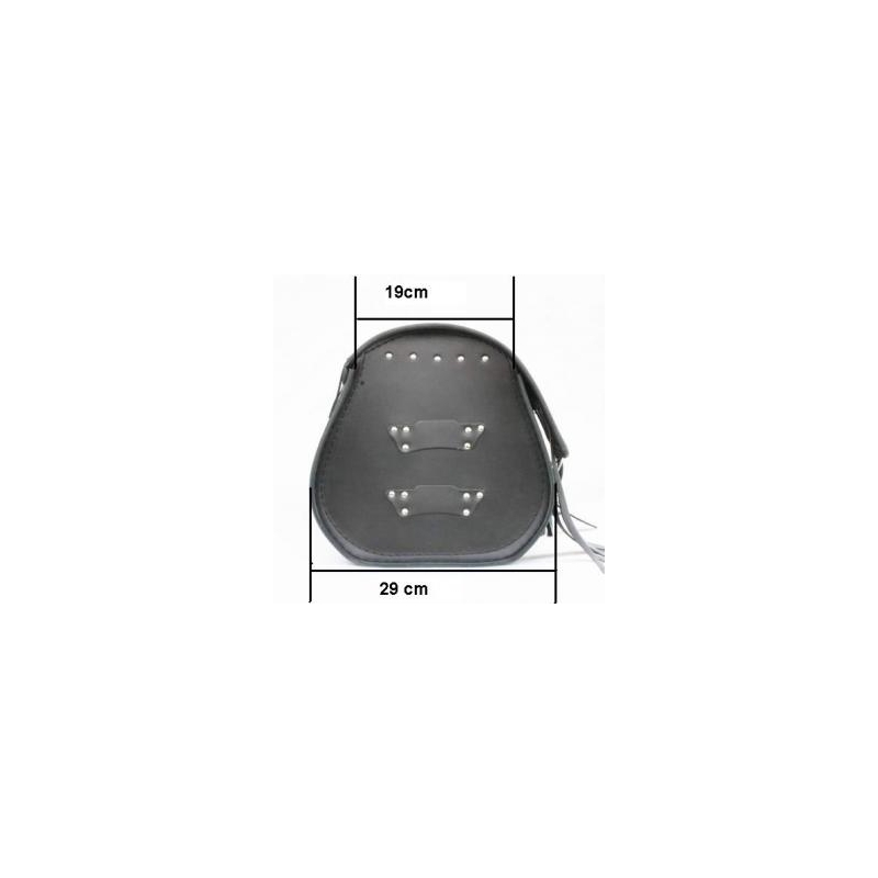 Moto kufer skórzany Chopper RSA-9B
