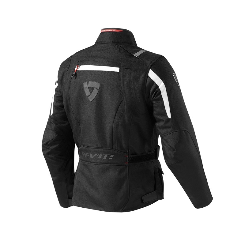 Damska kurtka motocyklowa Revit Voltiac czarno/biała wyprzedaż