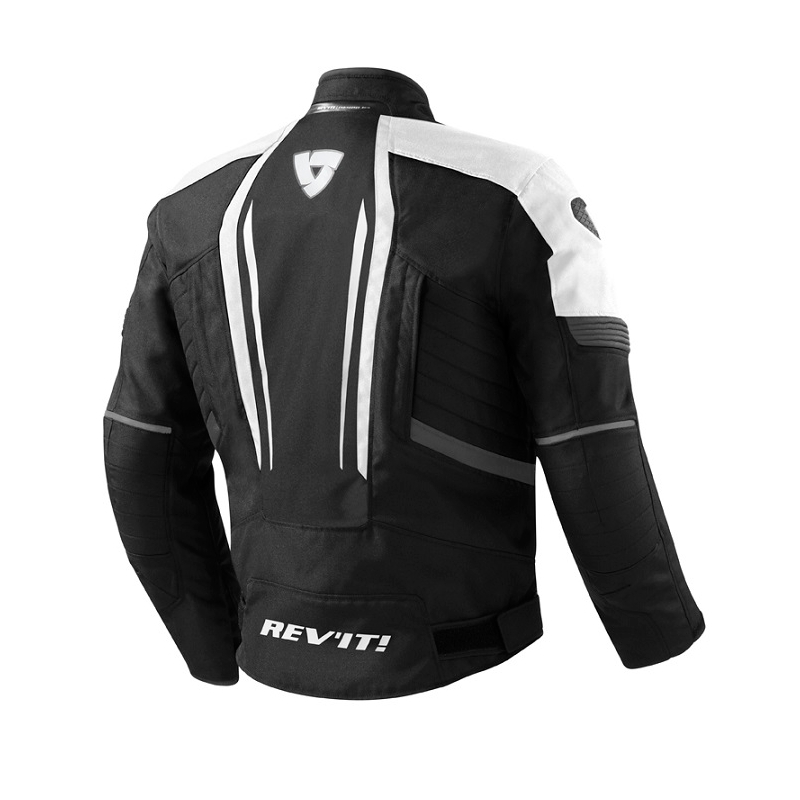 Kurtka motocyklowa Revit Shield czarno-biała wyprzedaż