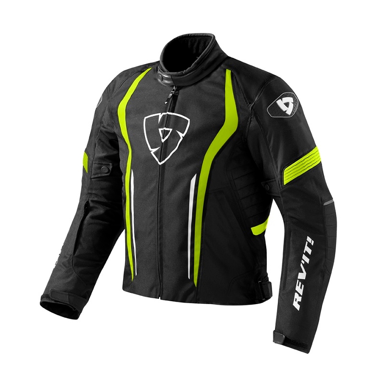 Kurtka motocyklowa Revit Shield czarno/fluo żółta wyprzedaż