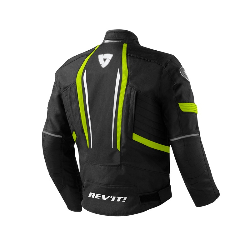 Kurtka motocyklowa Revit Shield czarno/fluo żółta wyprzedaż
