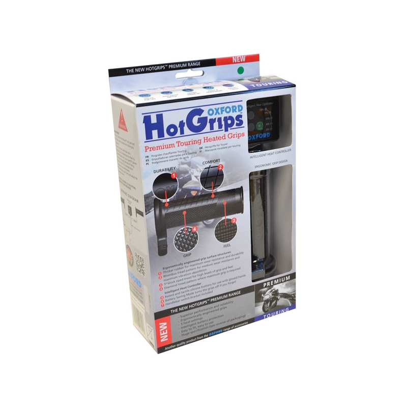 Podgrzewanie manetek do motocykla Oxford Hotgrips Premium Touring