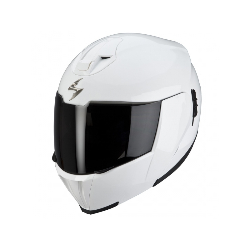 Integralny kask motocyklowy Scorpion EXO-500 laces biało-srebrny