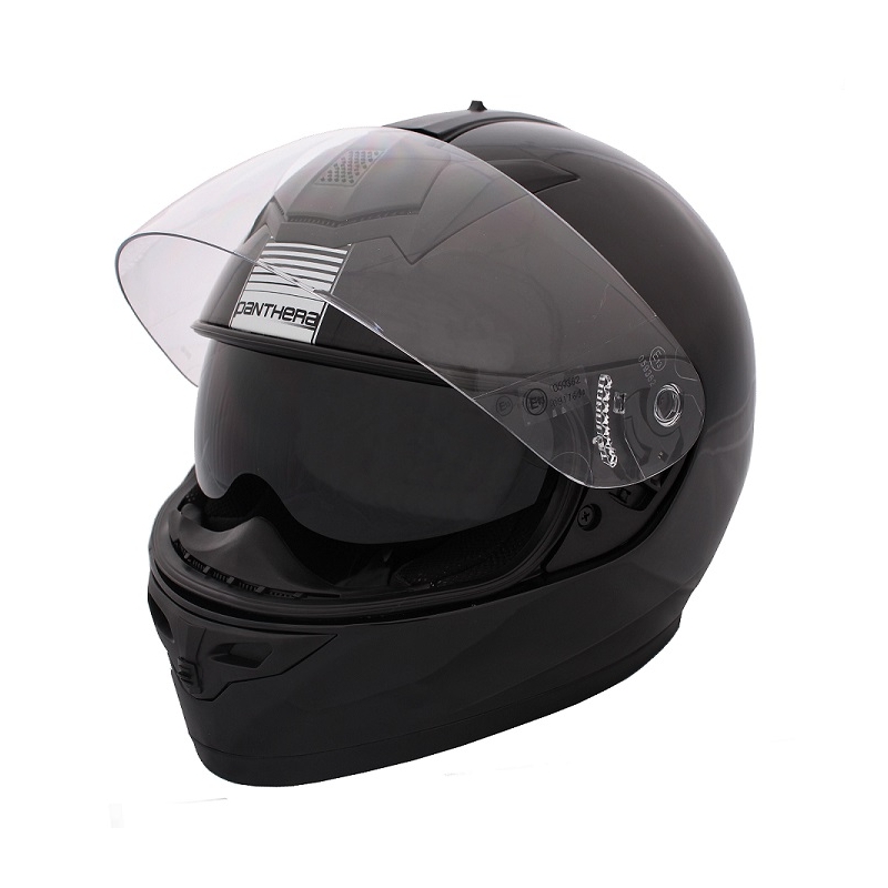 Kask motocyklowy Panthera SA31 czarny połysk
