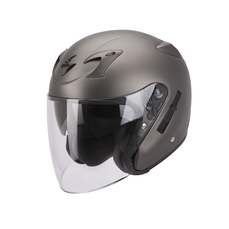 Otwarty kask motocyklowy Scorpion EXO-220 antracyt matowy wyprzedaż