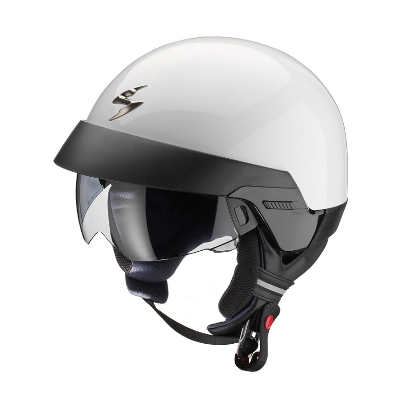 Kask motocyklowy Scorpion EXO-100 biały wyprzedaż