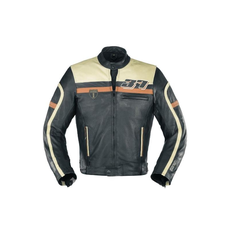 Płaszcz skórzany motocyklowy Highway Retro II