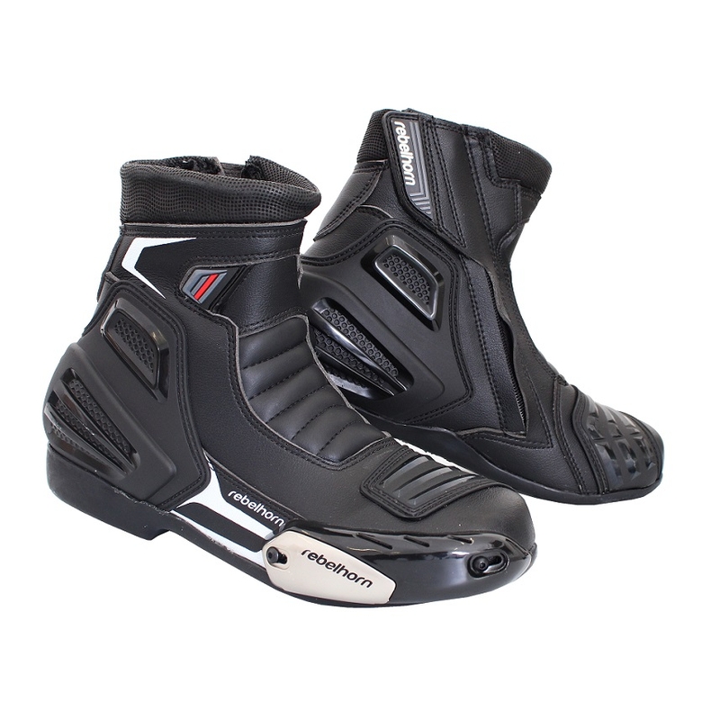 Buty na motocykl Rebelhorn Fuel czarne wyprzedaż