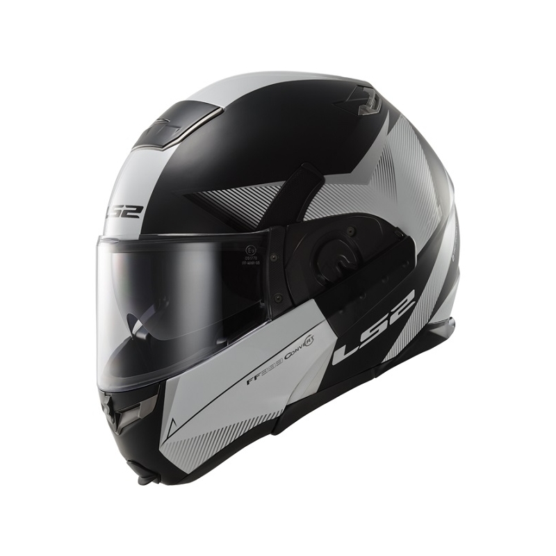 Szczękowy kask motocyklowy LS2 FF393 Convert czarny matowy wyprzedaż