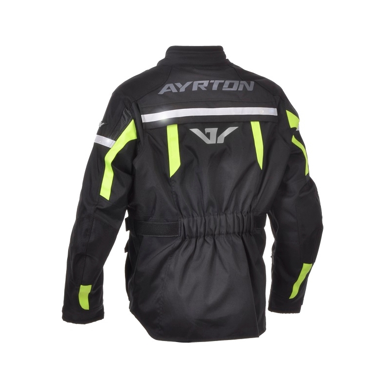 Kurtka motocyklowa Ayrton Adventure czarno-fluo żółta wyprzedaż