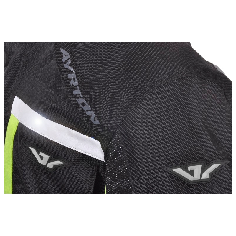 Kurtka motocyklowa Ayrton Adventure czarno-fluo żółta wyprzedaż