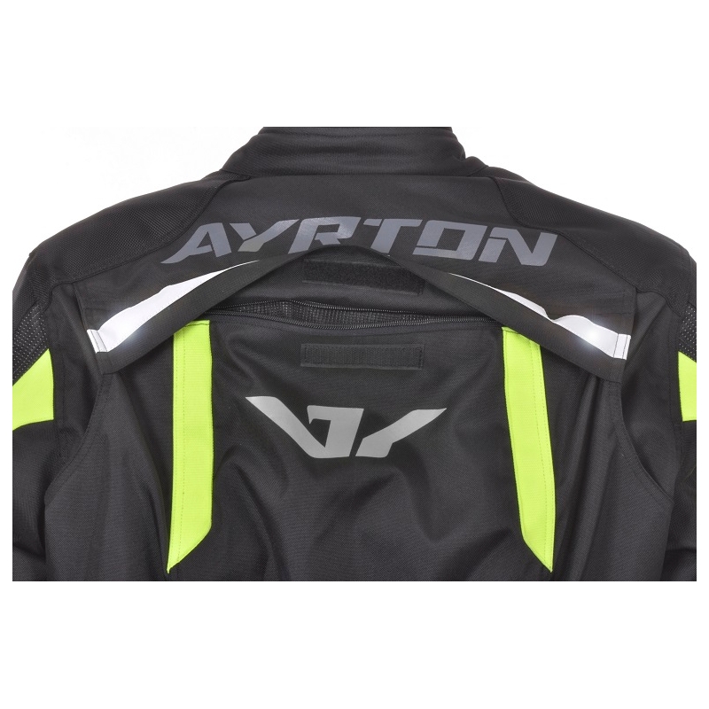Kurtka motocyklowa Ayrton Adventure czarno-fluo żółta wyprzedaż