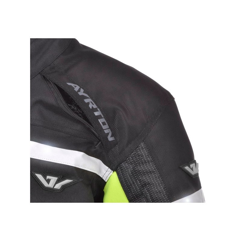 Kurtka motocyklowa Ayrton Adventure czarno-fluo żółta wyprzedaż