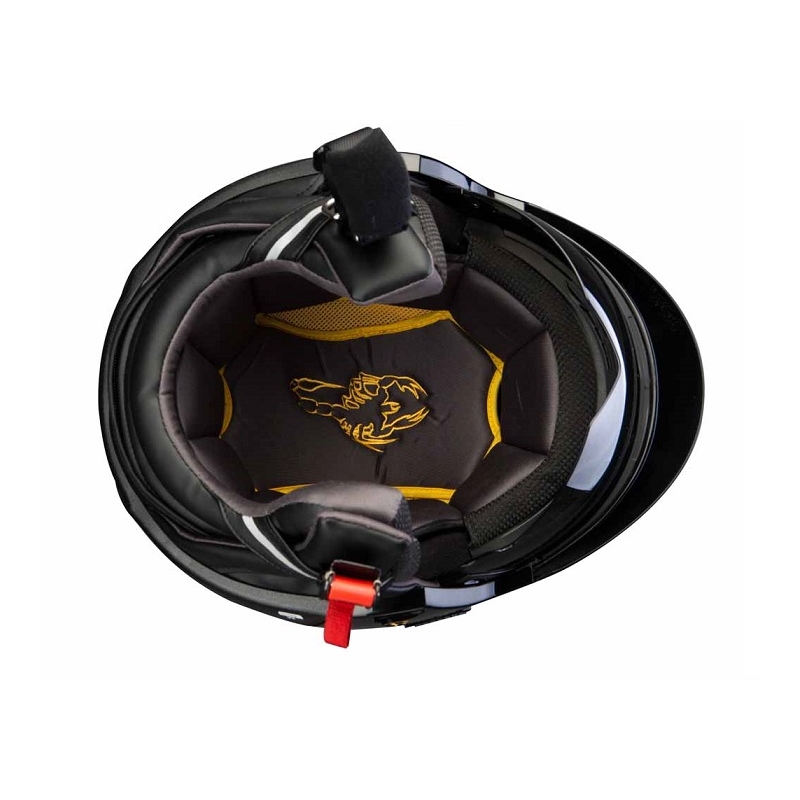 Otwarty kask motocyklowy Scorpion EXO-100 czarny połysk