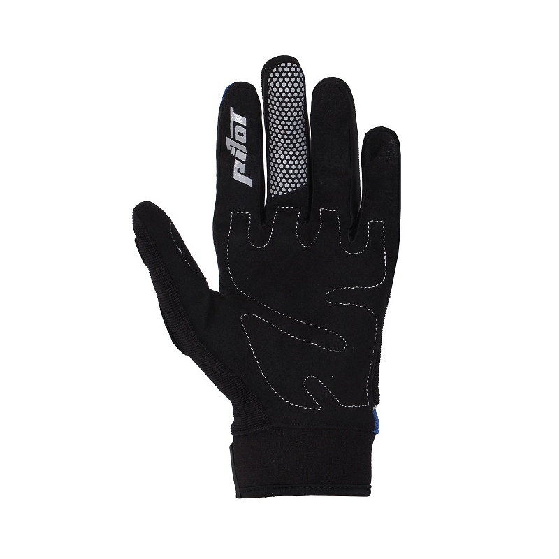Motocrossowe rękawice Pilot czarno/białe