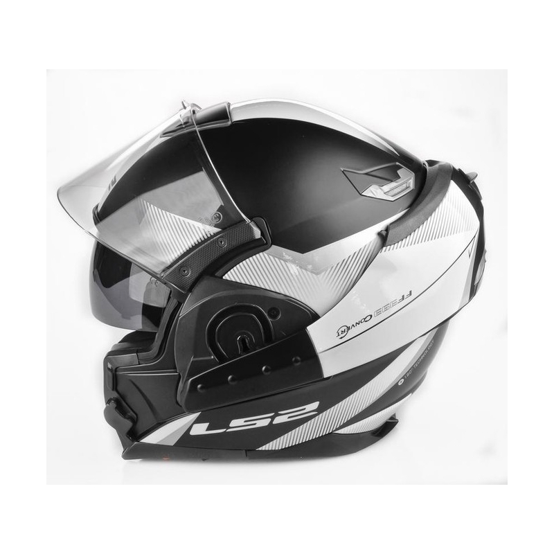 Szczękowy kask motocyklowy LS2 FF393 Convert czarny matowy wyprzedaż