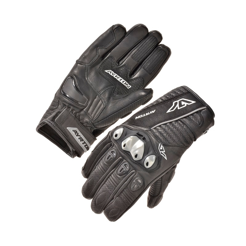 Rękawice motocyklowe Ayrton Tactical czarno-szare wyprzedaż